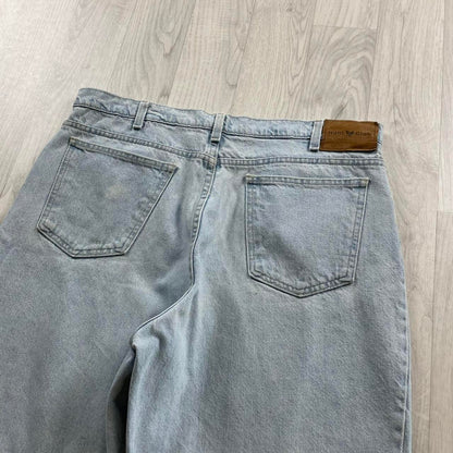 VINTAGE HUNT CLUB BAGGY LOOSE SKATER JORTS LIGHT BLUE (36w)