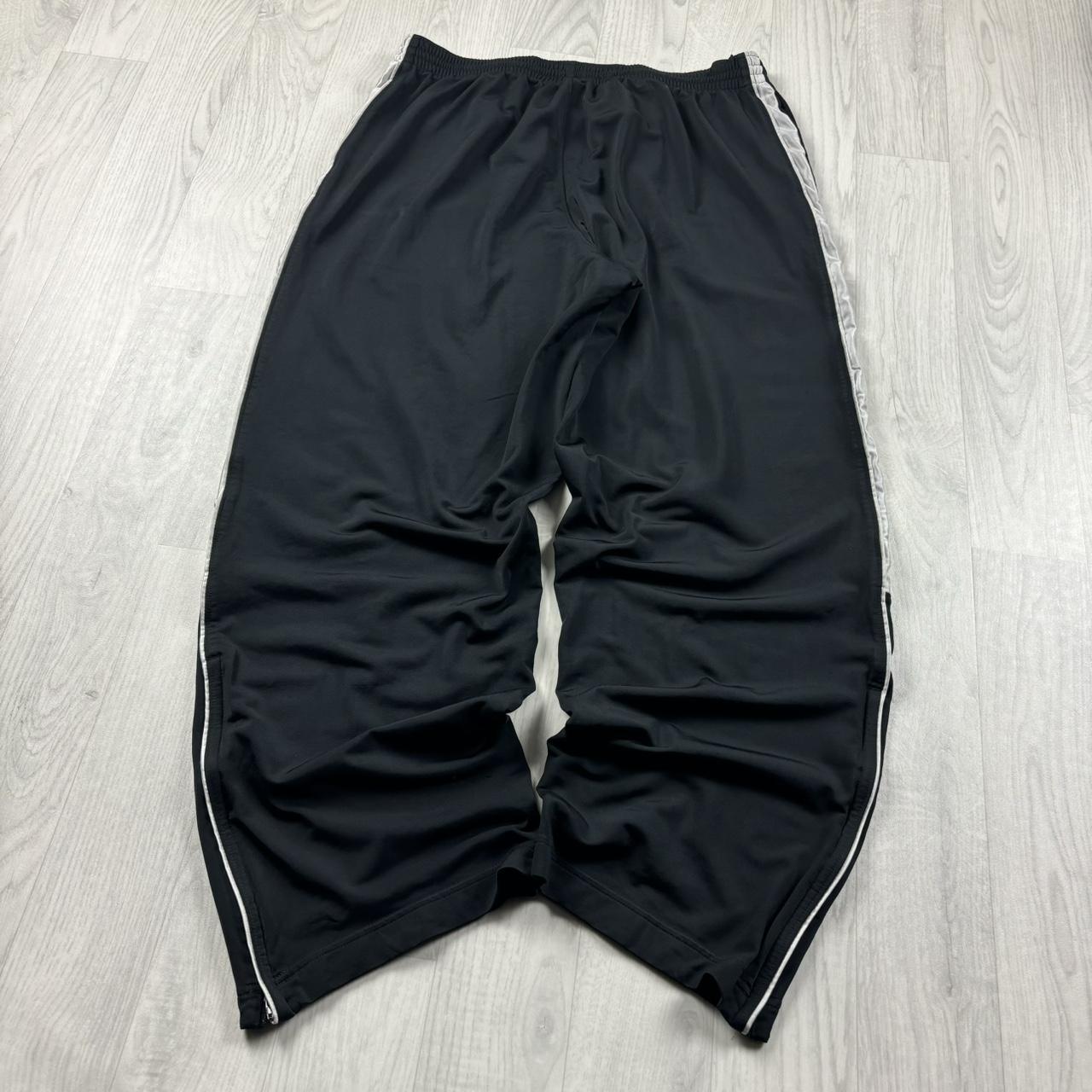 VINTAGE Y2K NIKE BASKETBALL BAGGY TRACKSUIT BOTTOMS BLACK