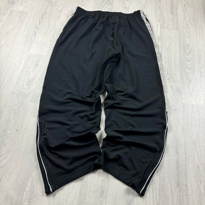 VINTAGE Y2K NIKE BASKETBALL BAGGY TRACKSUIT BOTTOMS BLACK