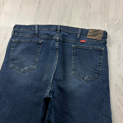 VINTAGE 00s WRANGLER BAGGY LOOSE JORTS BLUE
