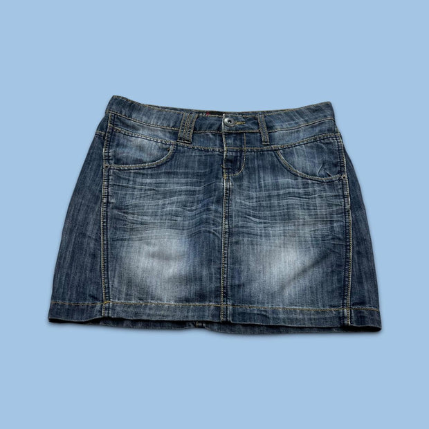VINTAGE Y2K 17&CO DENIM MINI SKIRT BLUE