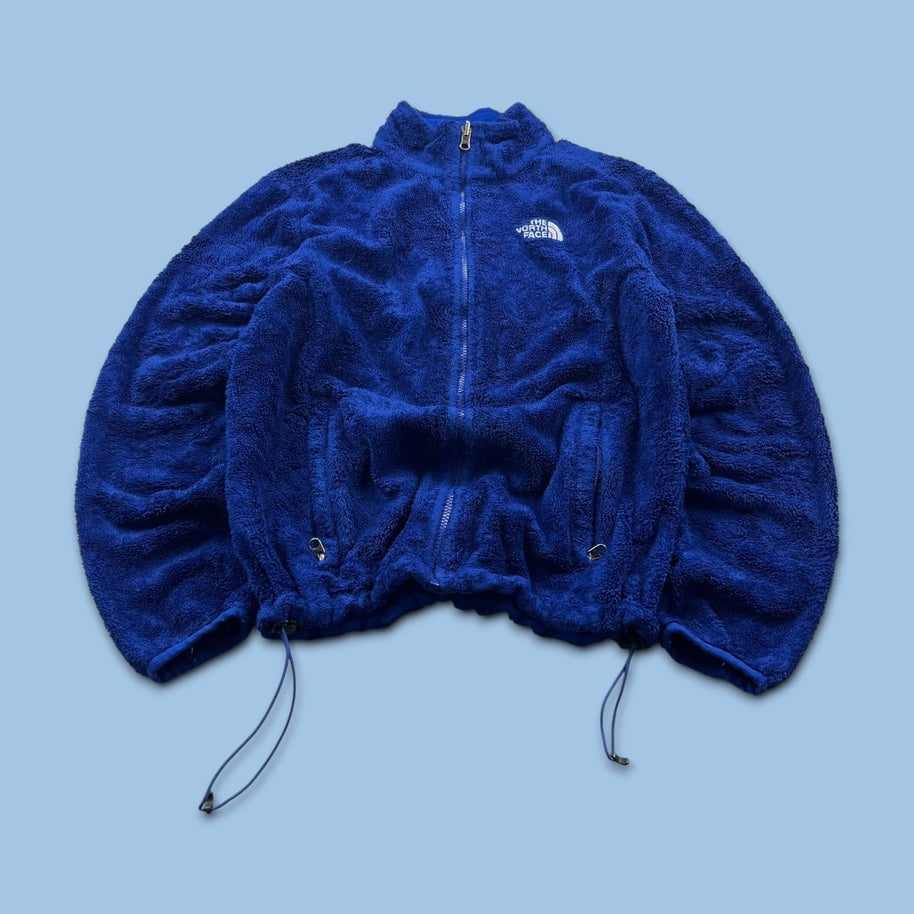 VINTAGE Y2K THE NORTH FACE FLEECE ZIP UP JACKET BLUE