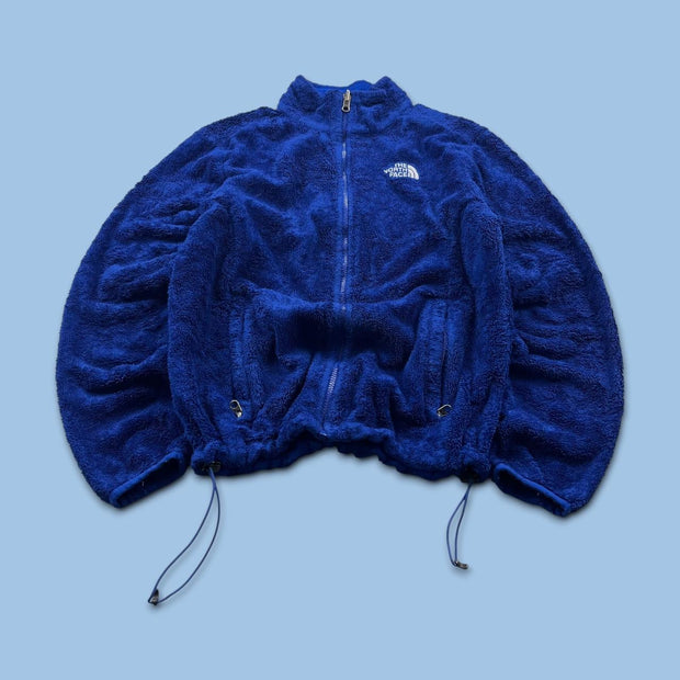 VINTAGE Y2K THE NORTH FACE FLEECE ZIP UP JACKET BLUE