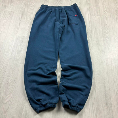 VINTAGE 00s NIKE BAGGY COTTON SWEATPANTS BLUE