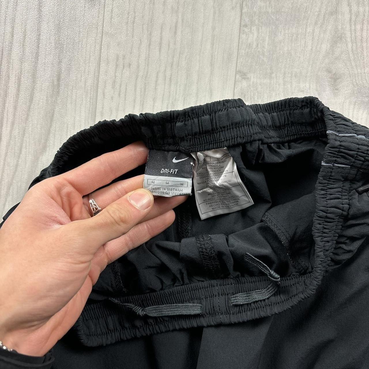 VINTAGE Y2K NIKE DRI FIT BAGGY TRACKSUIT BOTTOMS BLACK