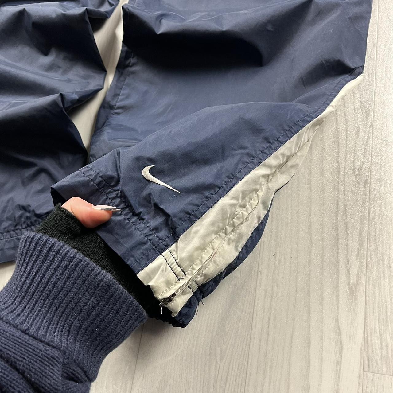 VINTAGE Y2K NIKE BAGGY TRACKSUIT BOTTOMS NAVY