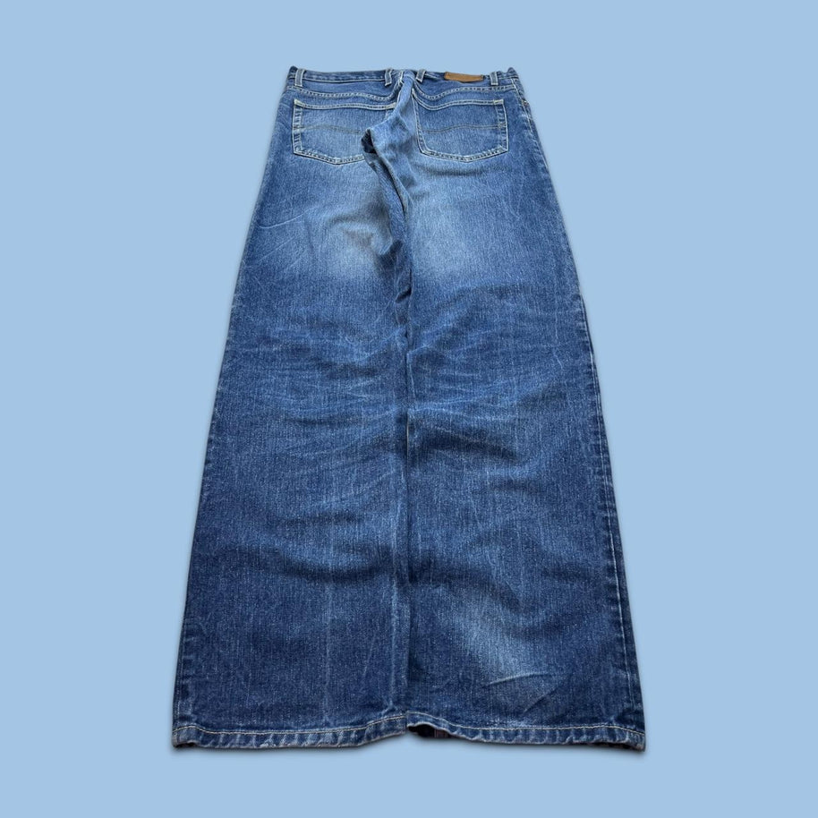 VINTAGE Y2K TOMMY HILFIGER STRAIGHT LEG JEANS BLUE