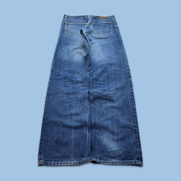 VINTAGE Y2K TOMMY HILFIGER STRAIGHT LEG JEANS BLUE