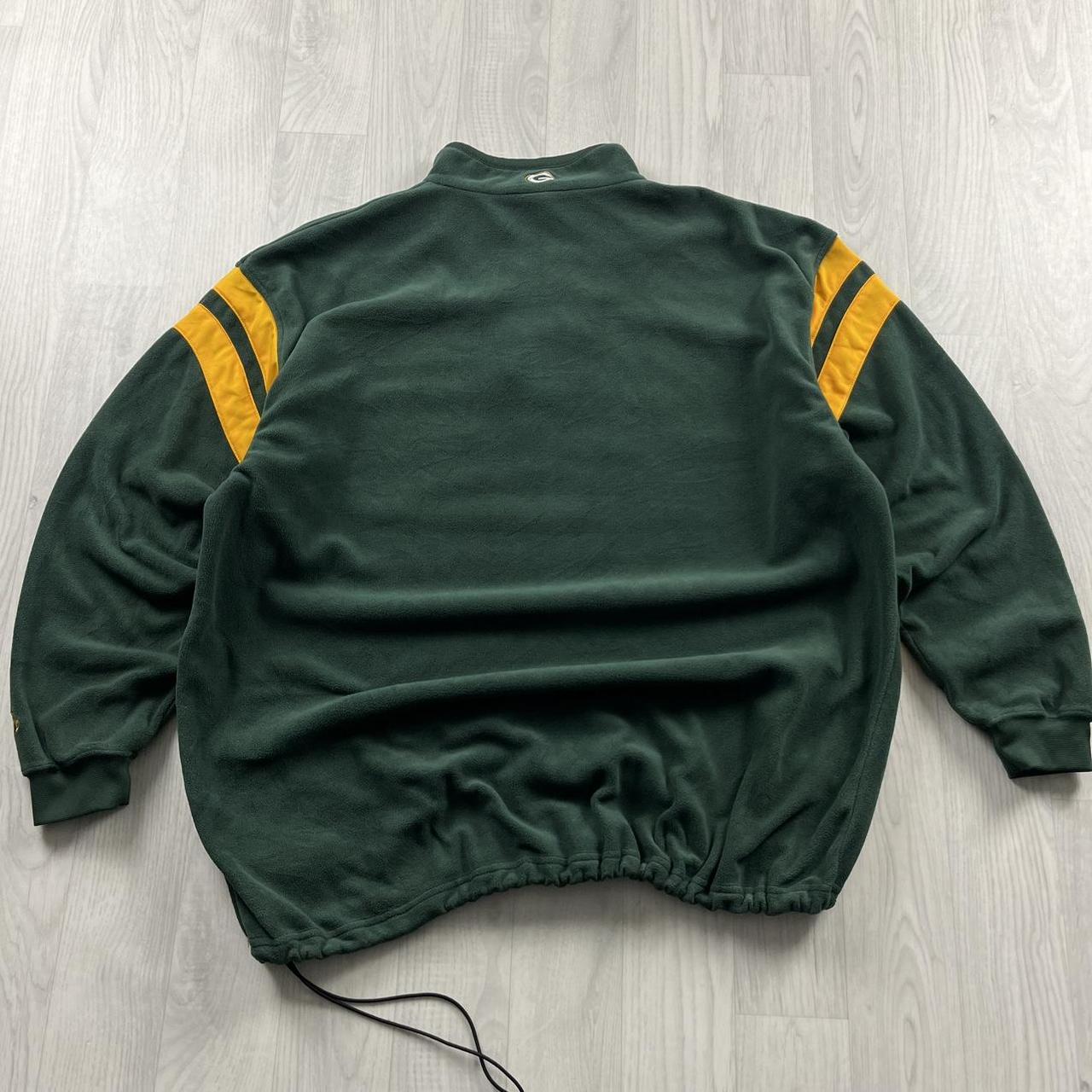 VINTAGE Y2K NFL PACKERS QUARTER ZIP FLEECE SWEATSHIRT GREEN