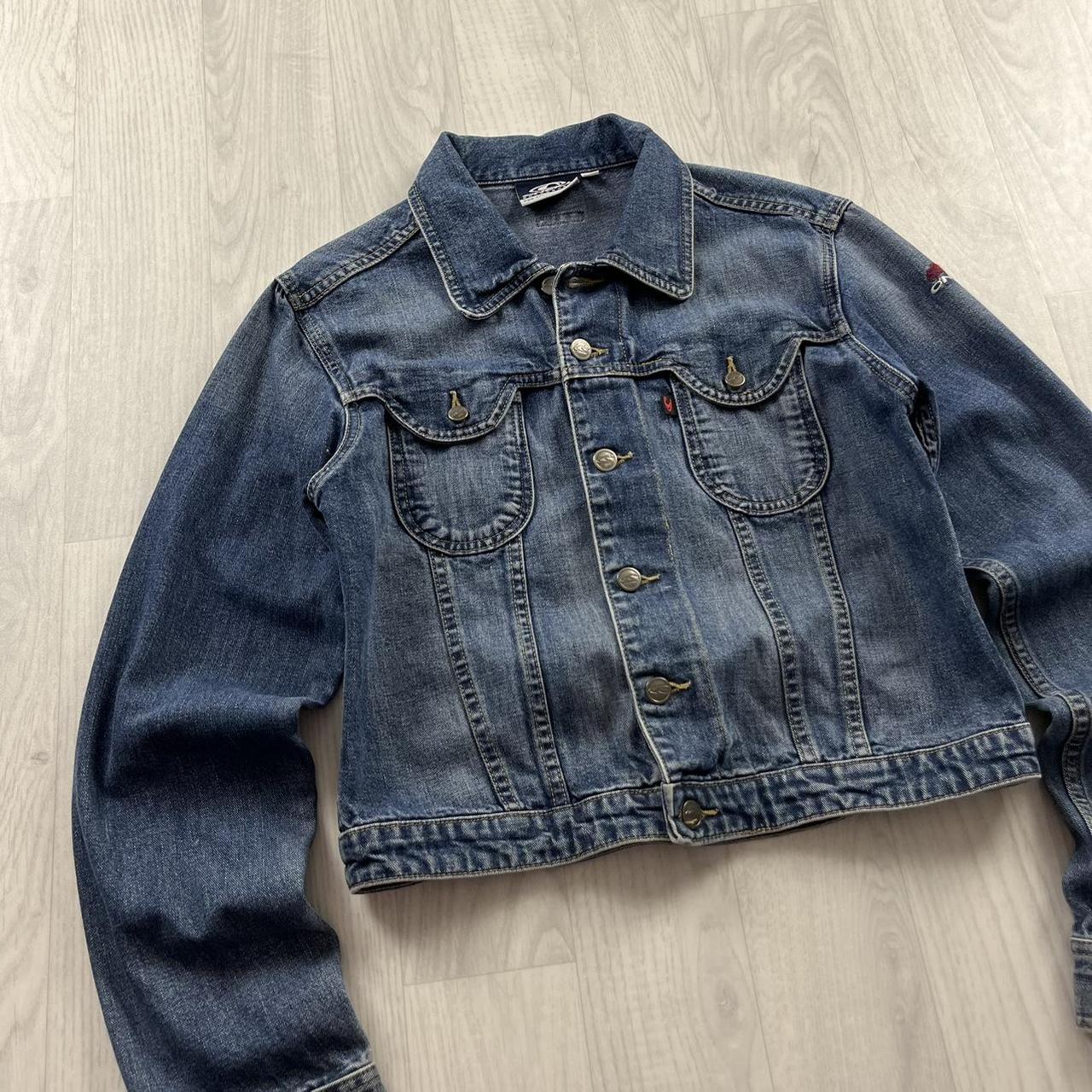 VINTAGE Y2K ONEILL DENIM JACKET BLUE