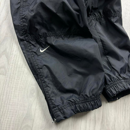 VINTAGE 90s NIKE BAGGY TRACKSUIT BOTTOMS BLACK
