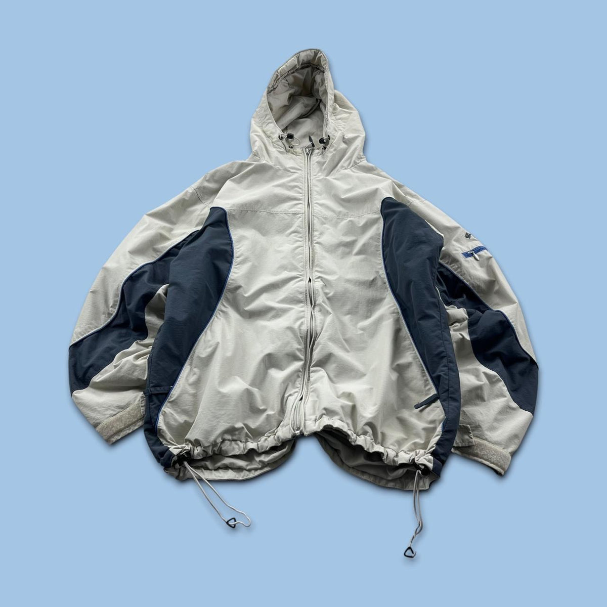 VINTAGE Y2K COLUMBIA TECHNICAL JACKET CREAM