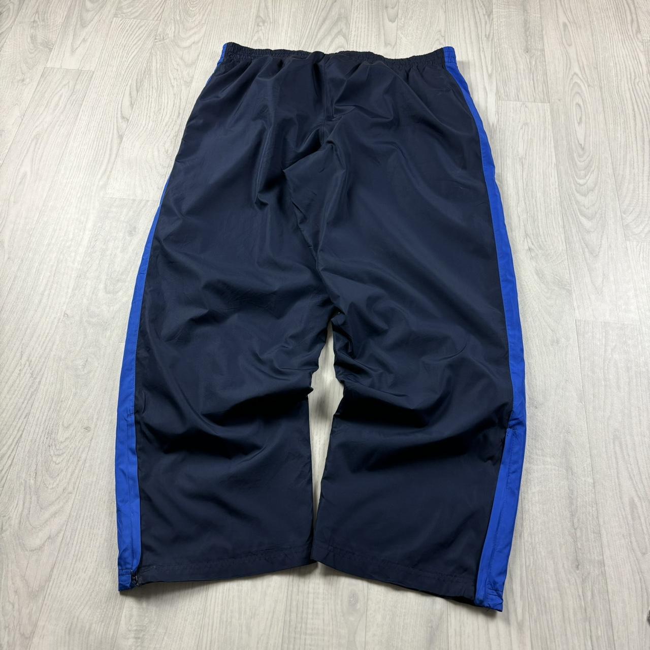 VINTAGE Y2K STARTER BAGGY TRACKSUIT BOTTOMS NAVY