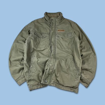 VINTAGE 00s COLUMBIA UTILITY WORKWEAR JACKET KHAKI