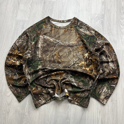 VINTAGE Y2K REALTREE LONG SLEEVE T SHIRT CAMO
