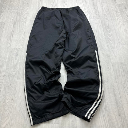 VINTAGE Y2K ADIDAS BAGGY TRACKSUIT BOTTOMS BLACK