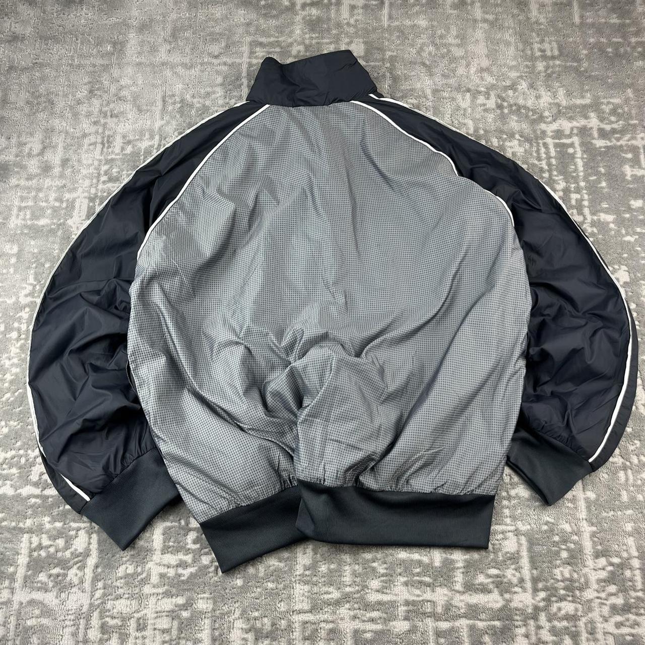 VINTAGE Y2K NIKE MICRO GRID WINDBREAKER SPORTY JACKET GREY