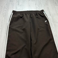 VINTAGE Y2K NIKE LOW RISE BAGGY TRACKSUIT BOTTOMS BROWN