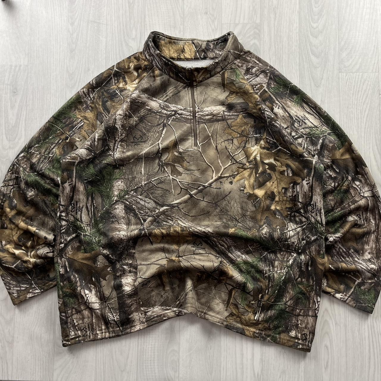 VINTAGE REALTREE QUARTER ZIP SWEATSHIRT CAMO