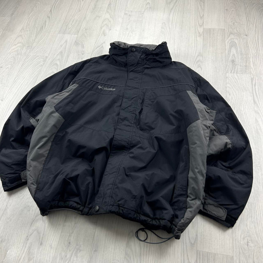 VINTAGE Y2K COLUMBIA TECHNICAL UTILITY JACKET BLACK