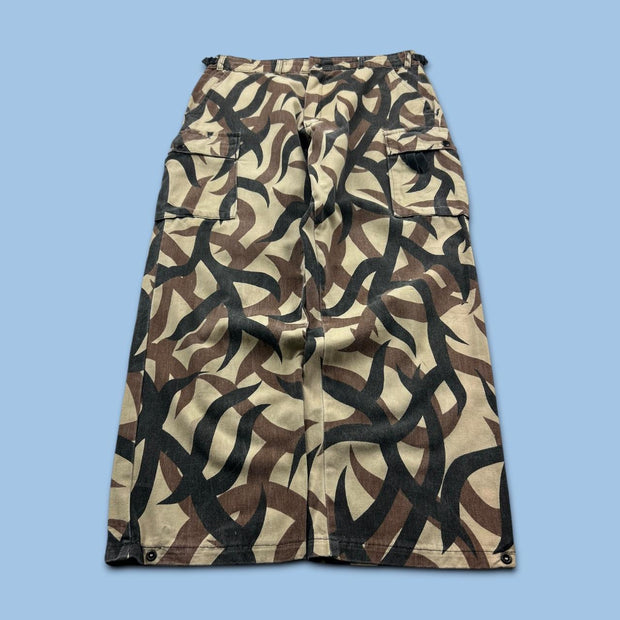 VINTAGE 90s DAKOTA BAGGY CAMO CARGO TROUSERS