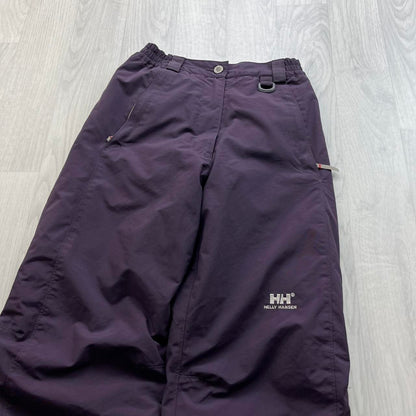 VINTAGE Y2K HELLY HANSEN BAGGY SKI PANTS SALOPETTES PURPLE
