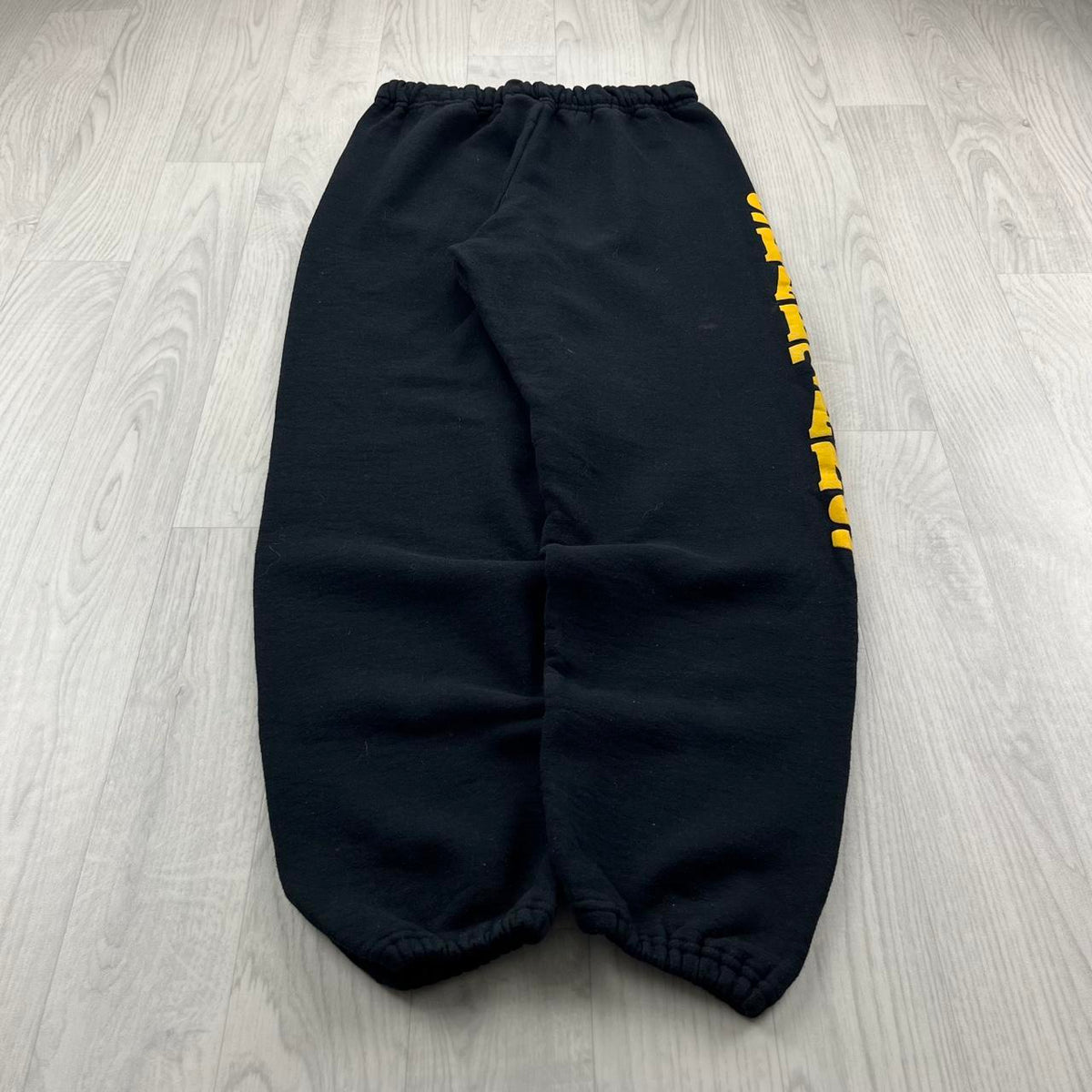VINTAGE Y2K RUSSELL ATHLETIC BAGGY COTTON SWEATPANTS BLACK