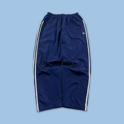 VINTAGE Y2K ADIDAS BAGGY TRACKSUIT BOTTOMS NAVY (XL)