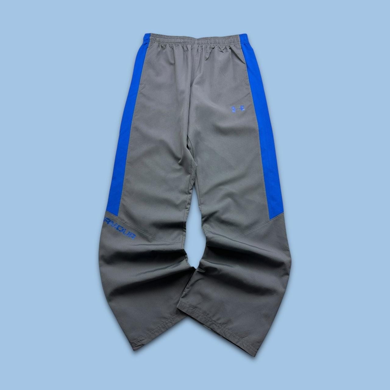 UNDER ARMOUR BAGGY TRACKSUIT BOTTOMS GREY
