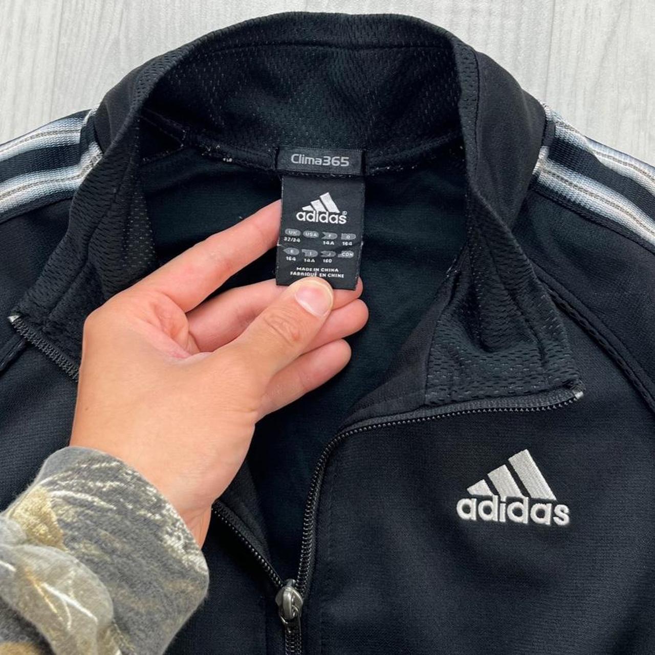 VINTAGE Y2K ADIDAS TRACK JACKET BLACK