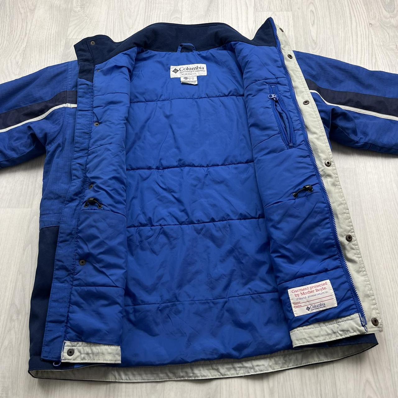 VINTAGE 00s COLUMBIA TECHNICAL UTILITY SKI JACKET BLUE