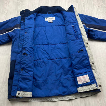 VINTAGE 00s COLUMBIA TECHNICAL UTILITY SKI JACKET BLUE