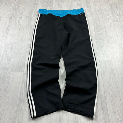VINTAGE Y2K ADIDAS BAGGY TRACKSUIT BOTTOMS BLACK