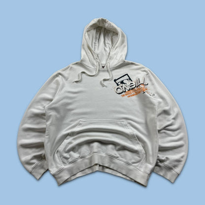 VINTAGE Y2K O’NEILL GRAPHIC HOODIE WHITE