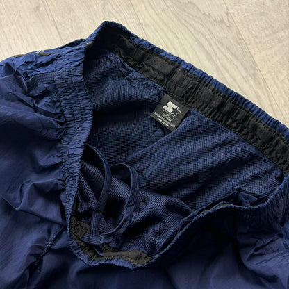 VINTAGE Y2K STARTER BAGGY TRACKSUIT BOTTOMS NAVY