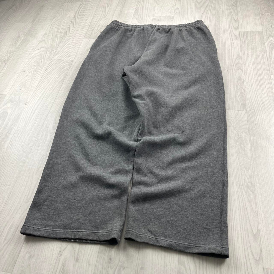 VINTAGE Y2K NIKE BAGGY COTTON SWEATPANTS GREY
