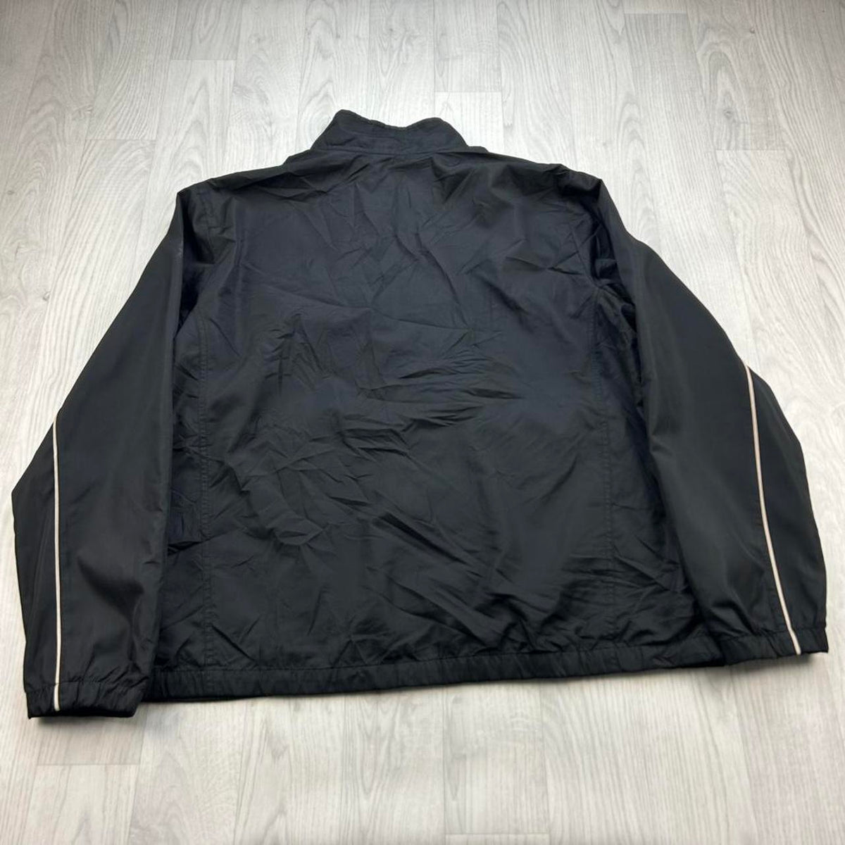 VINTAGE Y2K STARTER WINDBREAKER TRACK JACKET BLACK