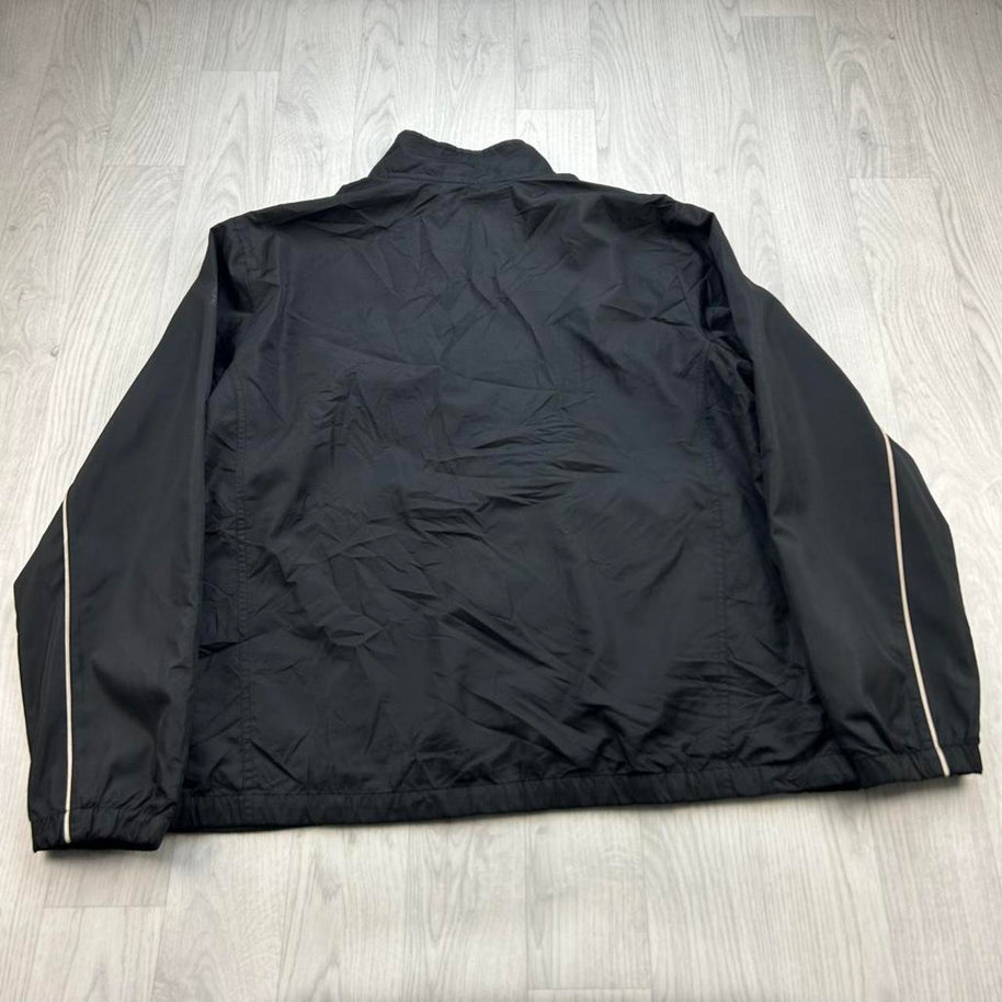 VINTAGE Y2K STARTER WINDBREAKER TRACK JACKET BLACK
