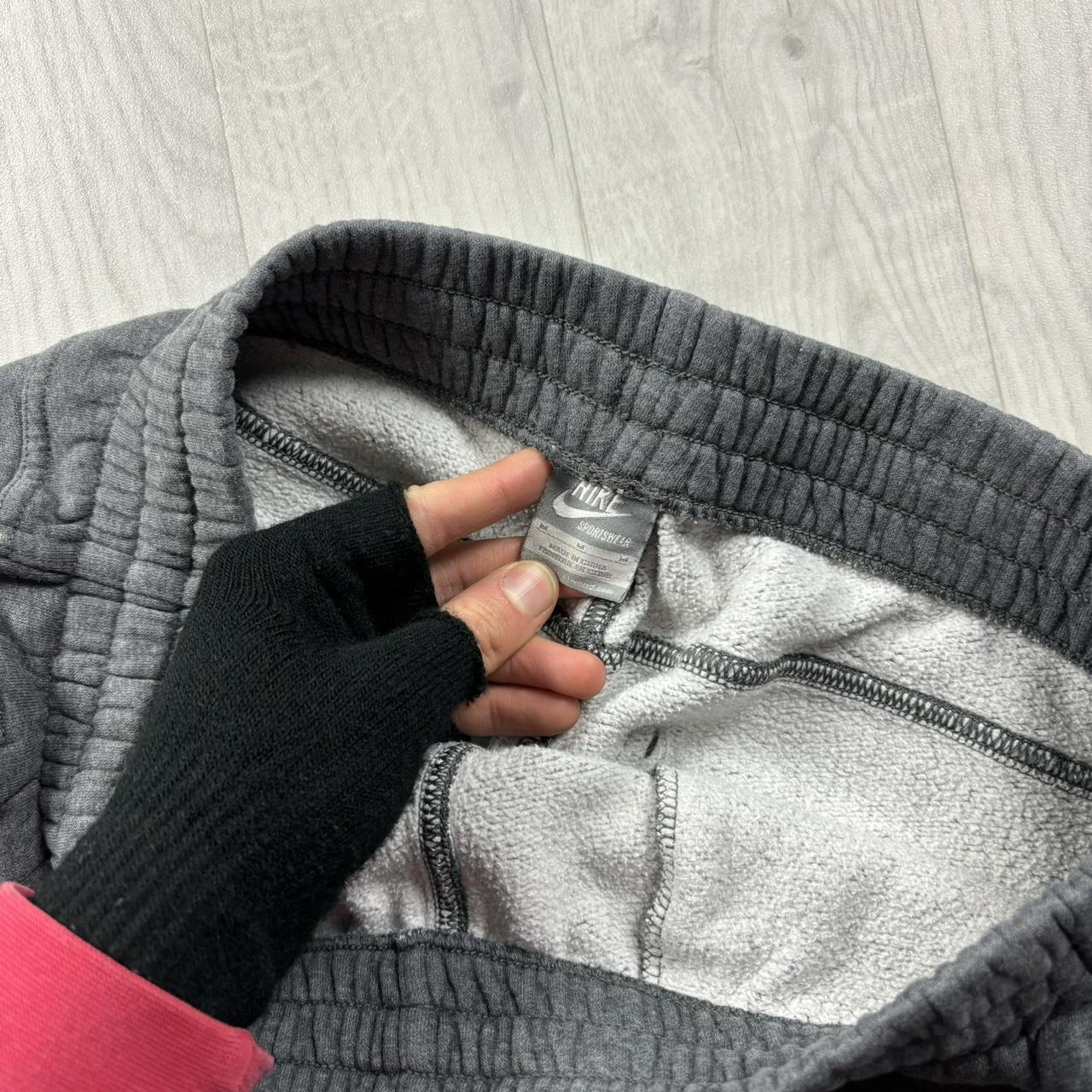 VINTAGE Y2K NIKE BAGGY COTTON SWEATPANTS CHARCOAL GREY