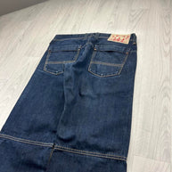 VINTAGE Y2K MUSTANG BAGGY JEANS NAVY