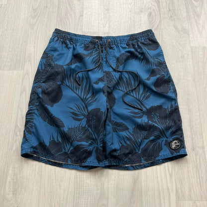 ONEILL FLORAL BAGGY BOARD SWIM SHORTS BLUE