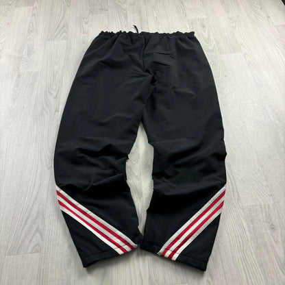 VINTAGE Y2K ADIDAS BAGGY TRACKSUIT BOTTOMS BLACK