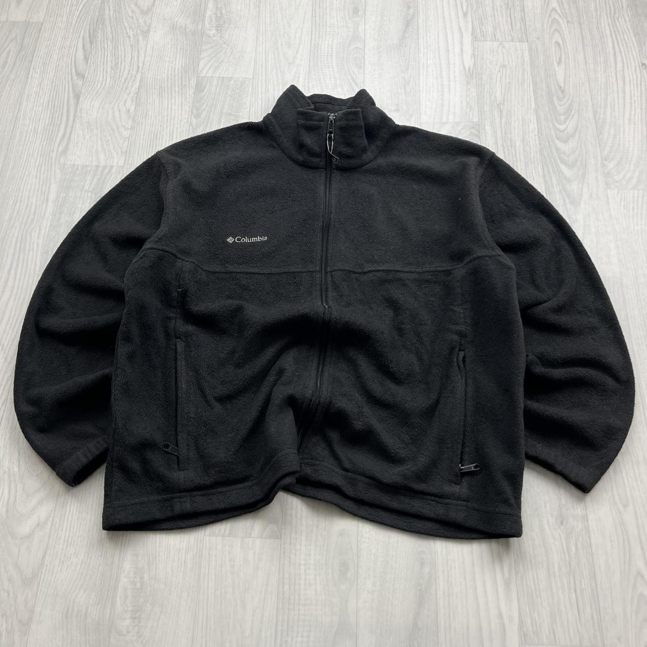 VINTAGE Y2K COLUMBIA ZIP UP FLEECE BLACK