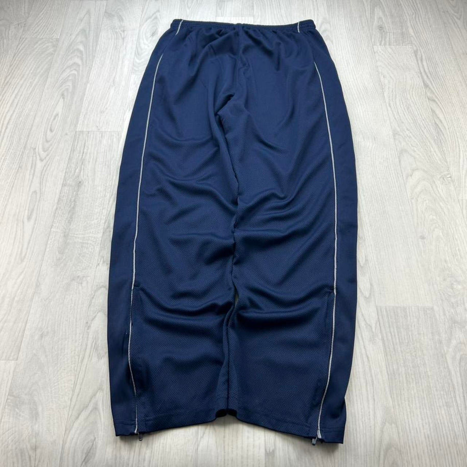 VINTAGE Y2K RUSSELL ATHLETIC LOOSE TRACKSUIT BOTTOMS NAVY