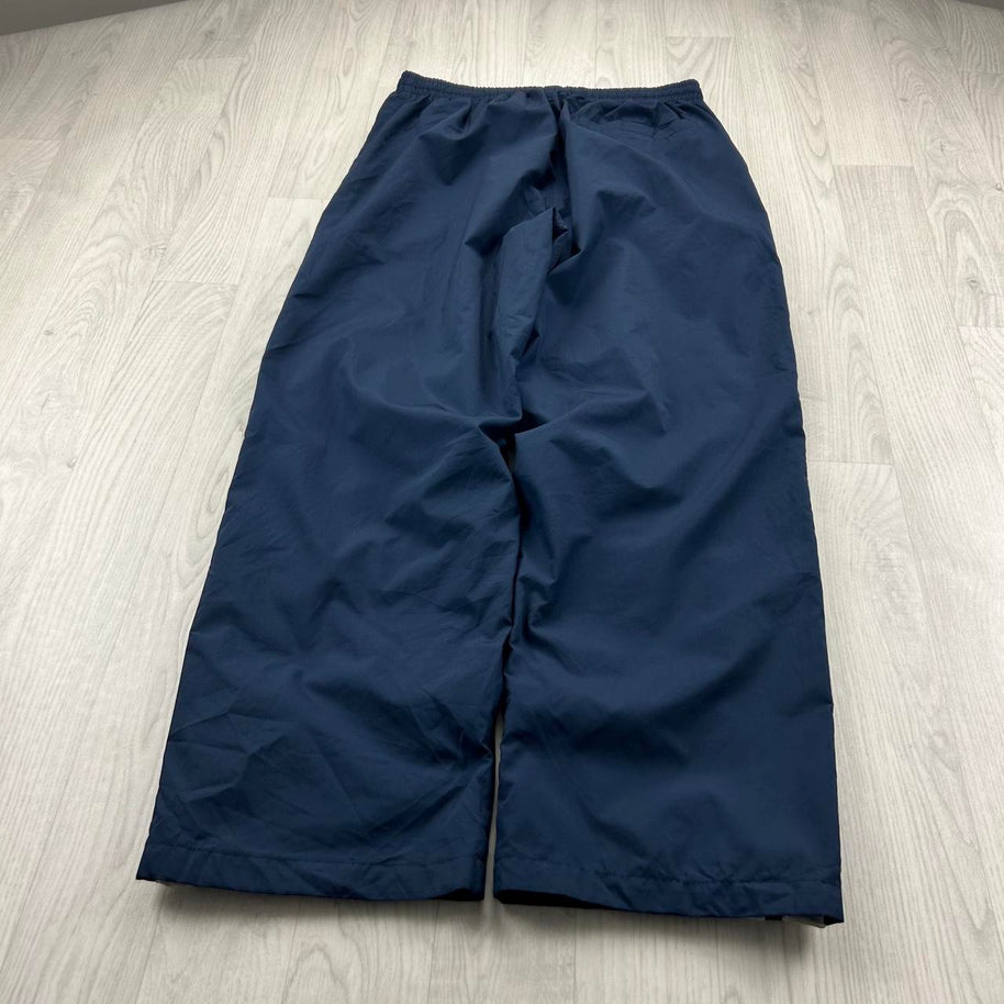 VINTAGE Y2K NIKE WIDE LEG TRACKSUIT BOTTOMS NAVY