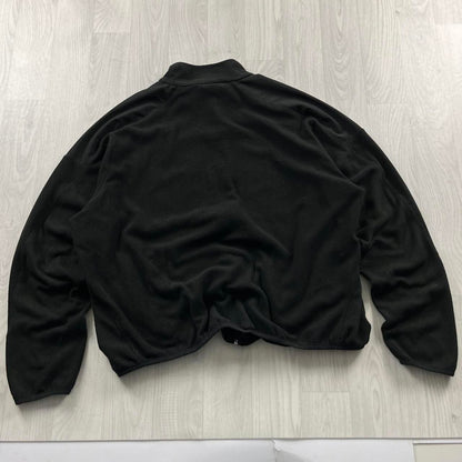 VINTAGE Y2K CHAMPION ZIP UP FLEECE BLACK