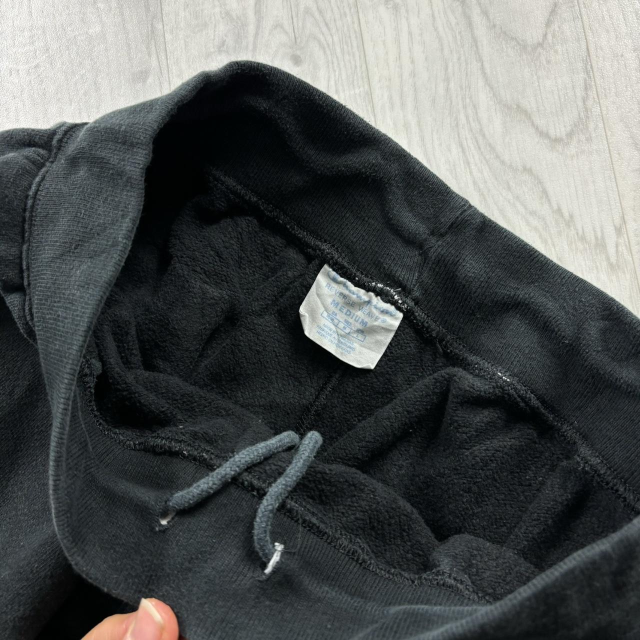 CHAMPION REVERSE WEAVE COTTON SWEATPANTS BLACK