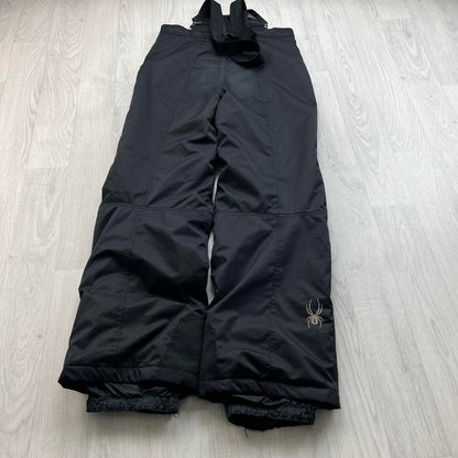 VINTAGE Y2K SPYDER BAGGY SKI PANTS SALOPETTES BLACK