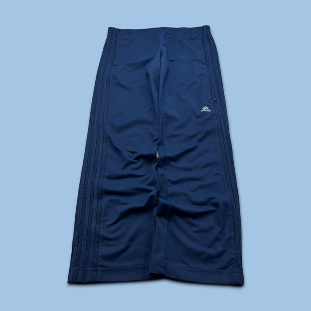 VINTAGE Y2K ADIDAS BAGGY TRACKSUIT BOTTOMS NAVY