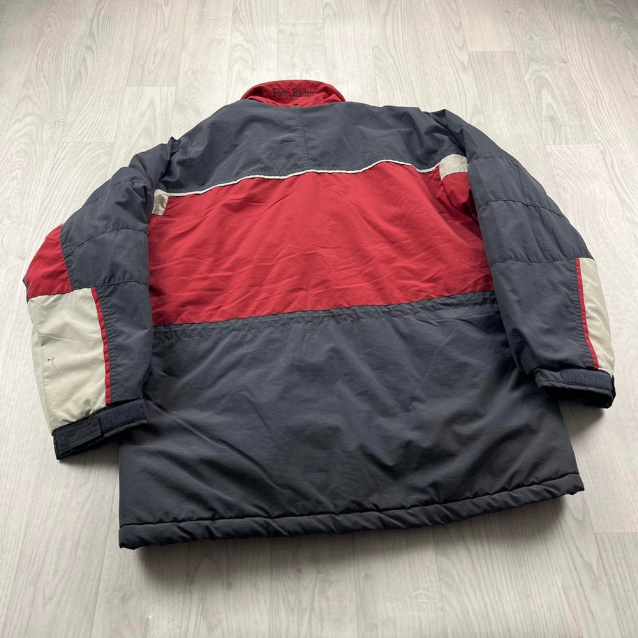 VINTAGE Y2K COLUMBIA UTILITY SKI JACKET RED GREY